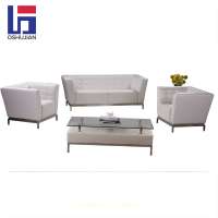 stainless steel hotel reception sofa SJ550 hotel reception office waiting sofa